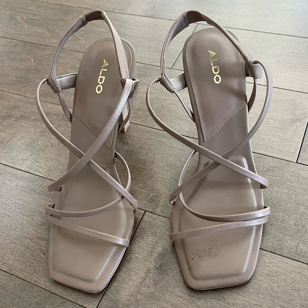 ALDO nude heels